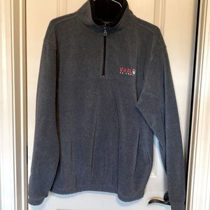 Men’s extra-large, gray, Vail quarter-zip fleece